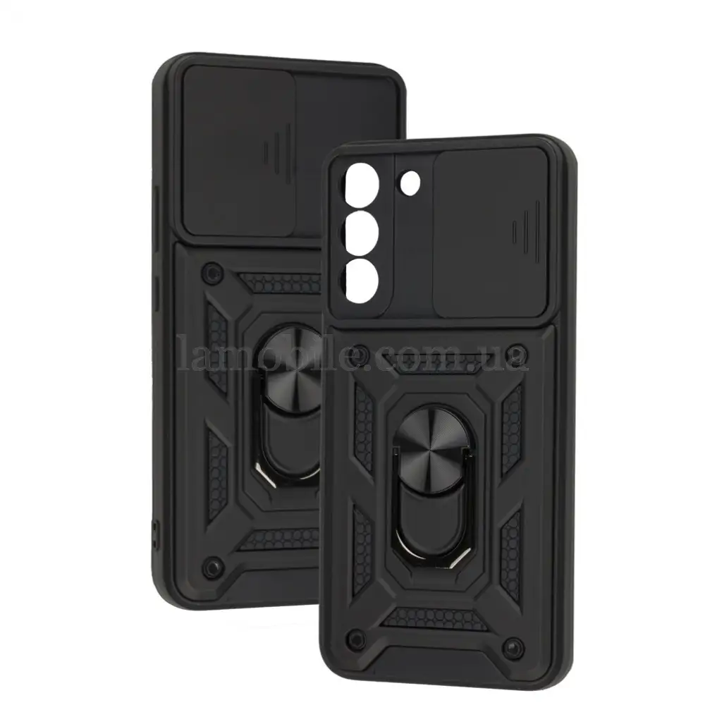 Чохол для Samsung Galaxy S22+ (S906) Serge Ring Armor ударостійкий чорний
