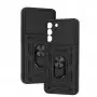 Чохол для Samsung Galaxy S22+ (S906) Serge Ring Armor ударостійкий чорний