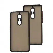 Чохол для Xiaomi Redmi 5 LikGus Totu camera protect чорний/червоний