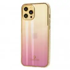 Чехол для iPhone 12 Pro Max Aurora classic glass сиреневый