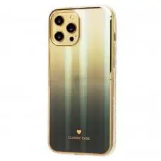 Чехол для iPhone 12 Pro Max Aurora classic glass черный