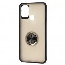 Чехол для Samsung Galaxy M31 (M315) LikGus Maxshield Magnetic Ring черный