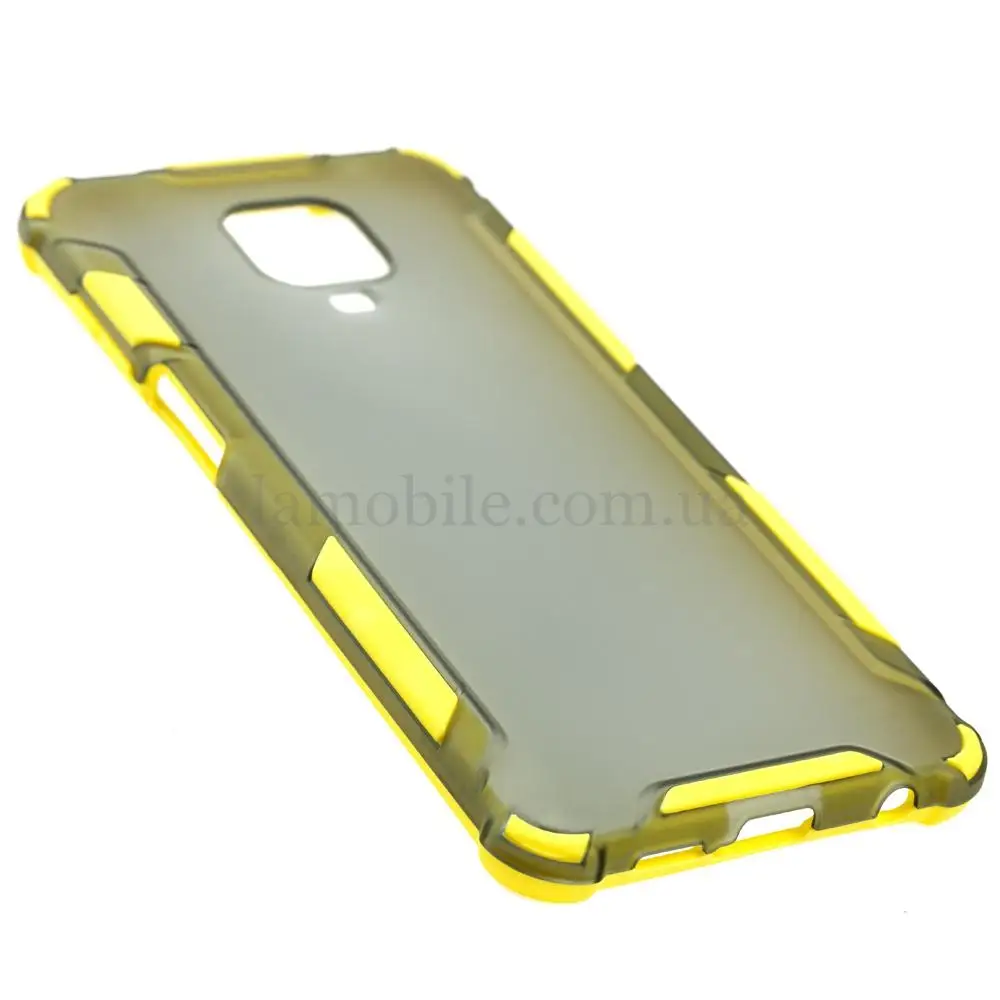 Чохол для Xiaomi Redmi Note 9s / 9 Pro LikGus Armor color жовтий