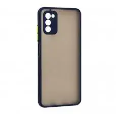 Чохол для Samsung Galaxy A03s (A037) LikGus Totu camera protect синій