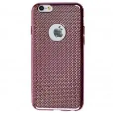 Чехол Rifley для iPhone 6 сетка розовый
