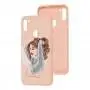 Чохол для Samsung Galaxy A11/M11 Wave Fancy red lips girl/pink sand