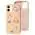 Чехол для iPhone 12 mini Wave Fancy rainbow cat / pink sand