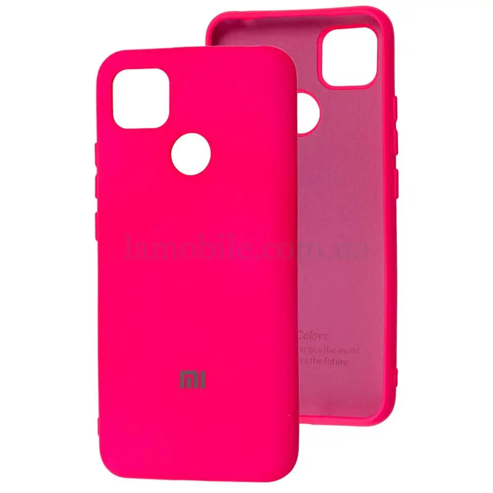 Чохол для Xiaomi  Redmi 9C / 10A Silicone Full рожевий / barbie pink