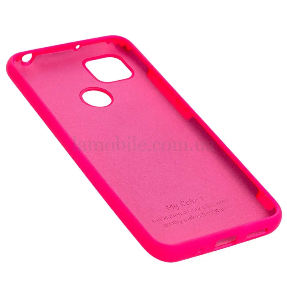 Чохол для Xiaomi  Redmi 9C / 10A Silicone Full рожевий / barbie pink