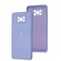 Чехол для Xiaomi Poco X3/X3 Pro Full Premium Трезуб сиреневый / dasheen