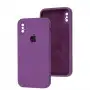 Чохол для iPhone X / Xs Square Full camera grape