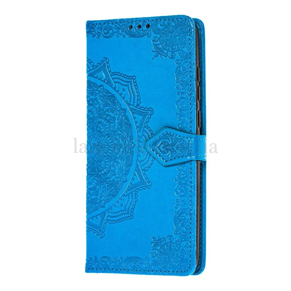Чехол книжка для Xiaomi Redmi Note 8 "Art с визитницей" бирюзовый