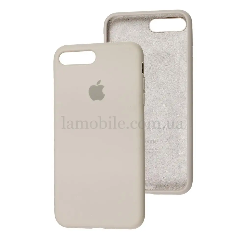 Чохол для iPhone 7 Plus / 8 Plus Silicone Full сірий / stone