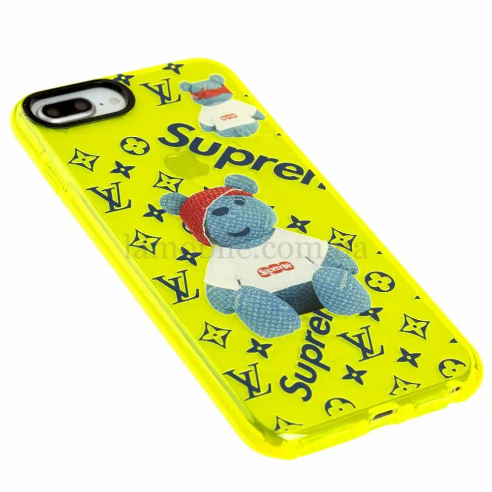 Чохол для iPhone 7 Plus / 8 Plus Neon print bear supreme