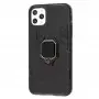 Чехол для iPhone 11 Pro Max Transformer Ring ударопрочный с кольцом черный