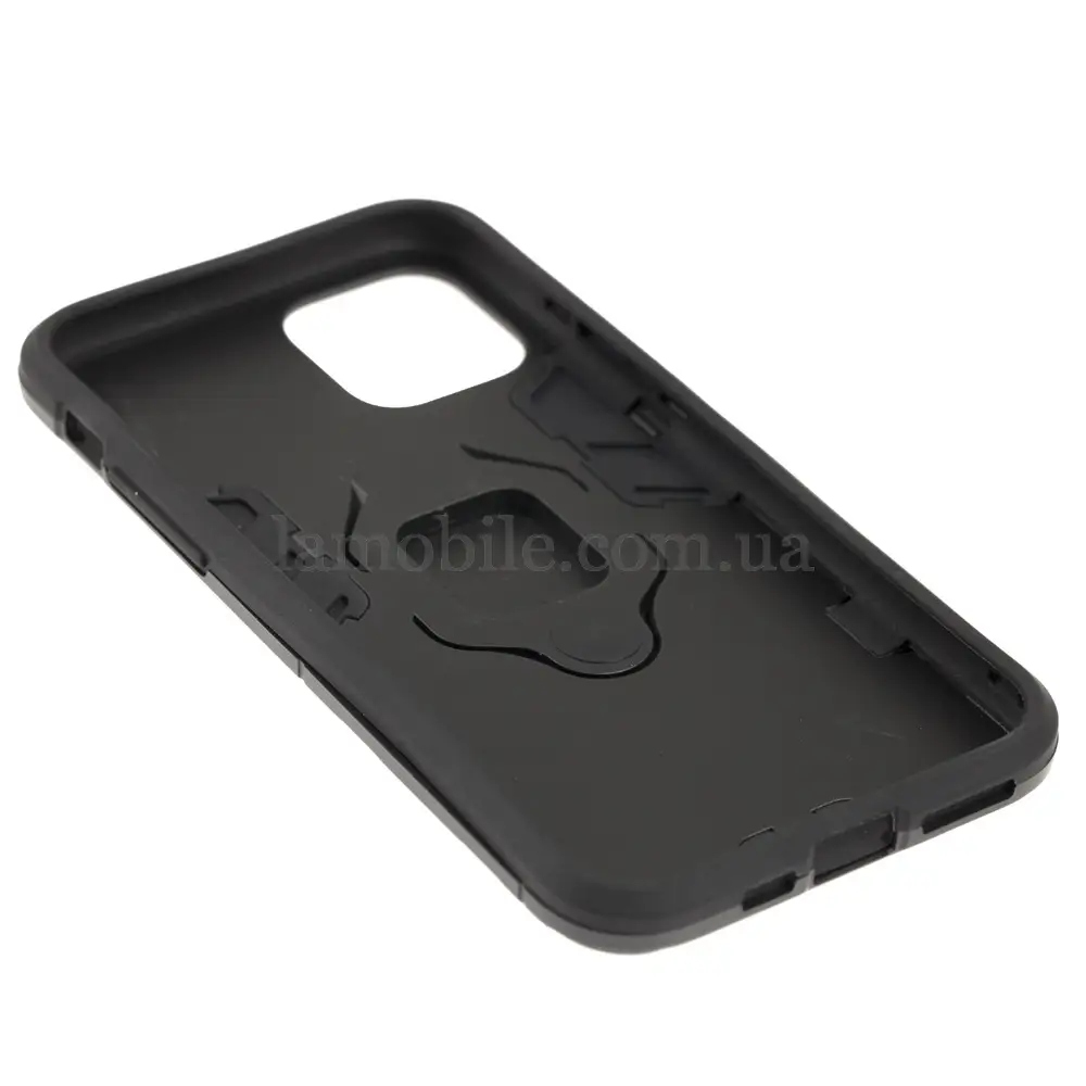 Чехол для iPhone 11 Pro Max Transformer Ring ударопрочный с кольцом черный