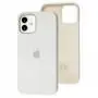 Чехол для iPhone 12 / 12 Pro Full Silicone case white