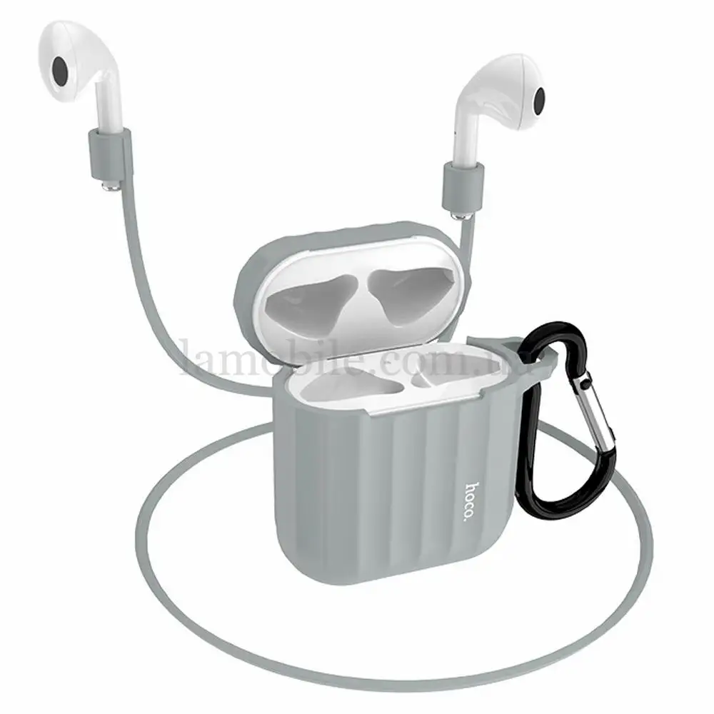 Чехол для Airpods Hoco WB10 серый