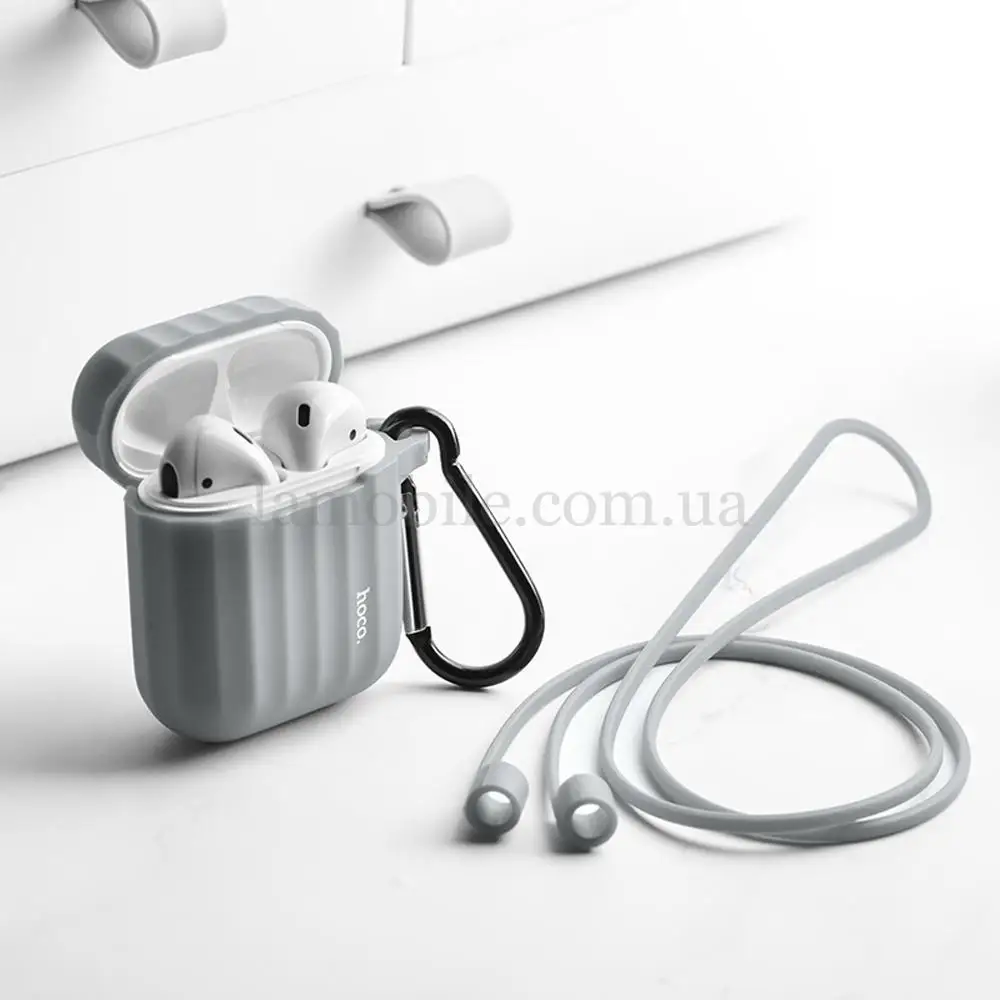 Чехол для Airpods Hoco WB10 серый
