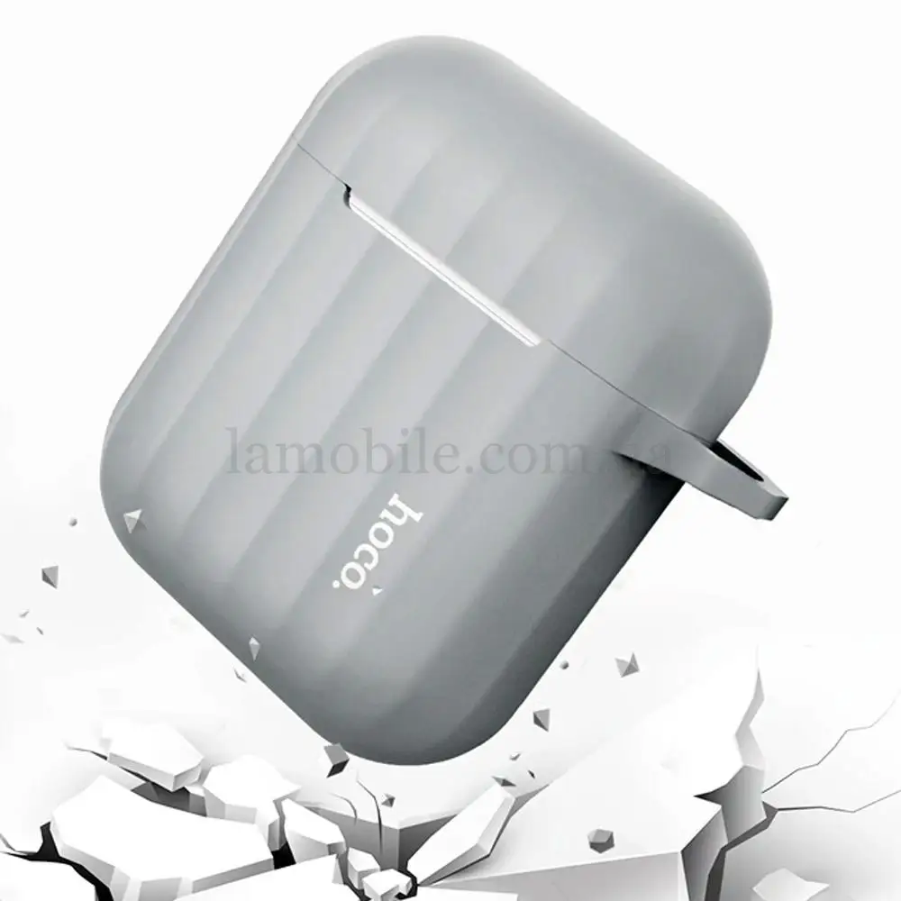 Чехол для Airpods Hoco WB10 серый