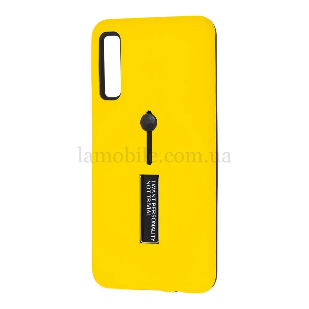 Чохол для Samsung Galaxy A7 2018 (A750) Kickstand жовтий