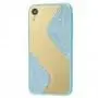 Чехол для iPhone Xr Shine mirror голубой