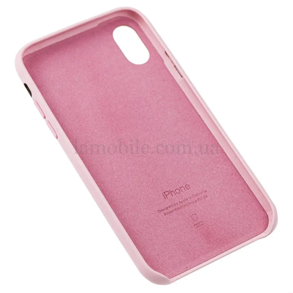 Чохол для iPhone Xr Leather classic "light pink"