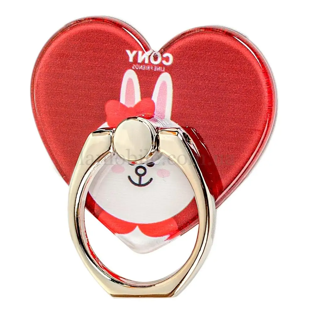 Кольцо держатель Heart with print Bunny
