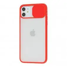 Чохол для iPhone 11 LikGus Camshield camera protect червоний