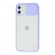 Чохол для iPhone 11 LikGus Camshield camera protect бузковий