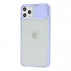 Чохол для iPhone 11 Pro LikGus Camshield camera protect бузковий