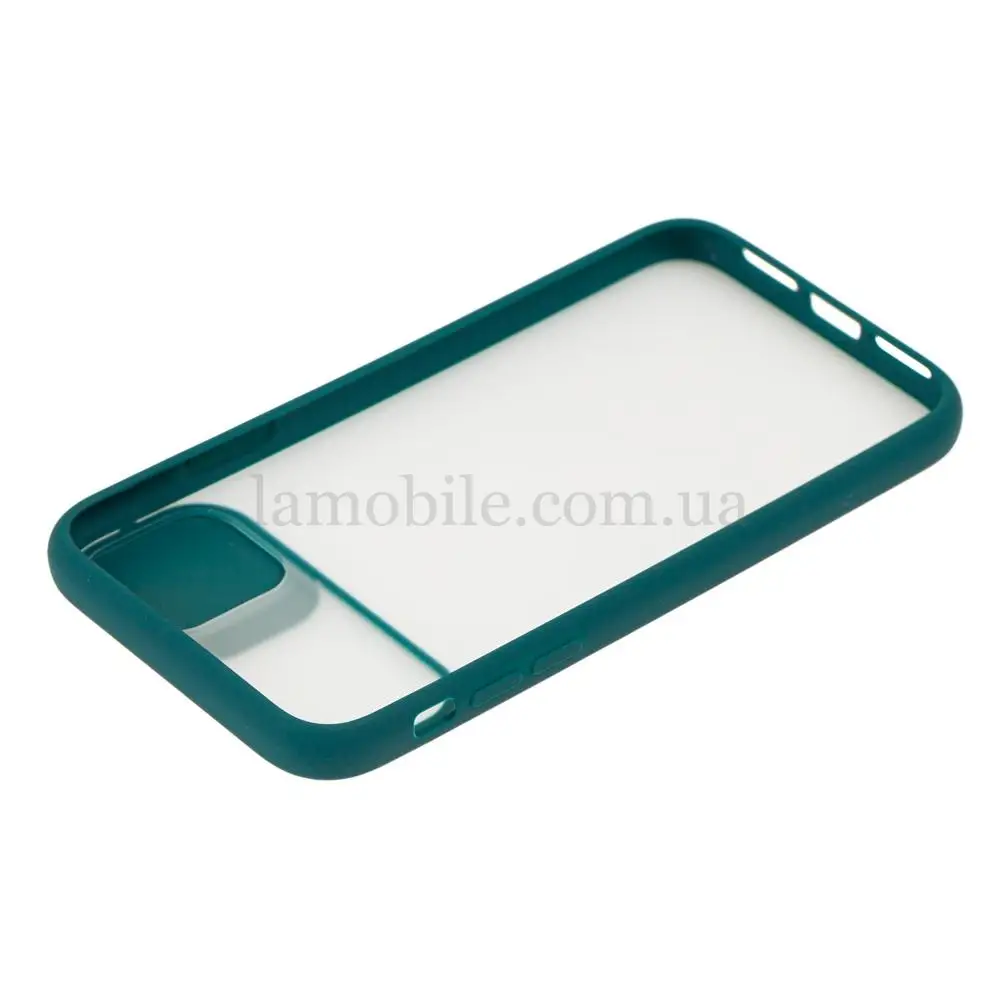 Чохол для iPhone 11 Pro Max LikGus Camshield camera protect зелений
