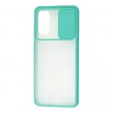 Чохол для Samsung Galaxy S20 (G980) LikGus Camshield camera protect бірюзовий