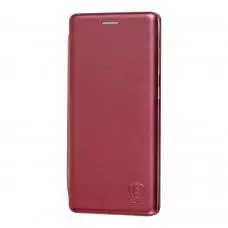 Чехол книжка Premium для Samsung Galaxy A71 (A715) бордовый