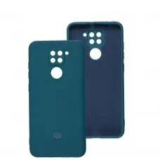 Чехол для Xiaomi Redmi Note 9 Silicone Separate camera blue cobalt