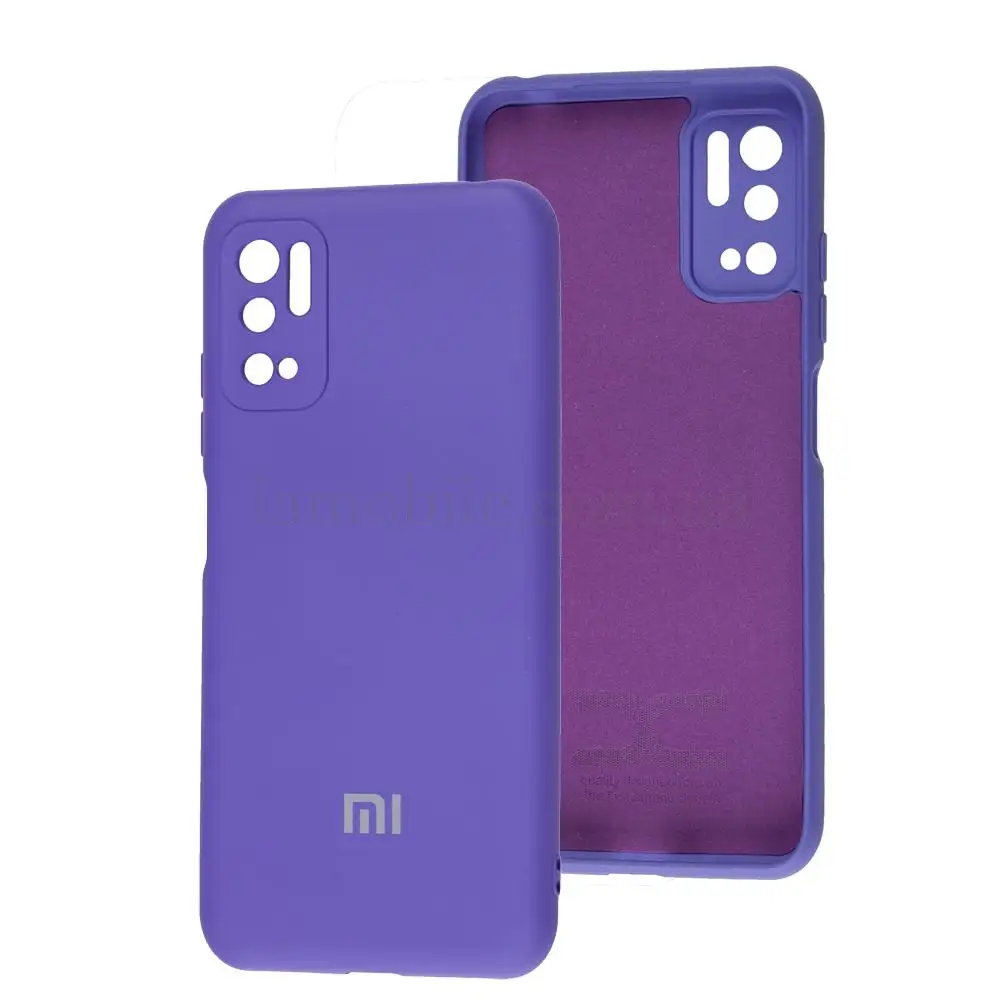 Чохол для Xiaomi  Redmi Note 10 5G / Poco M3 Pro Full camera фіолетово-синій
