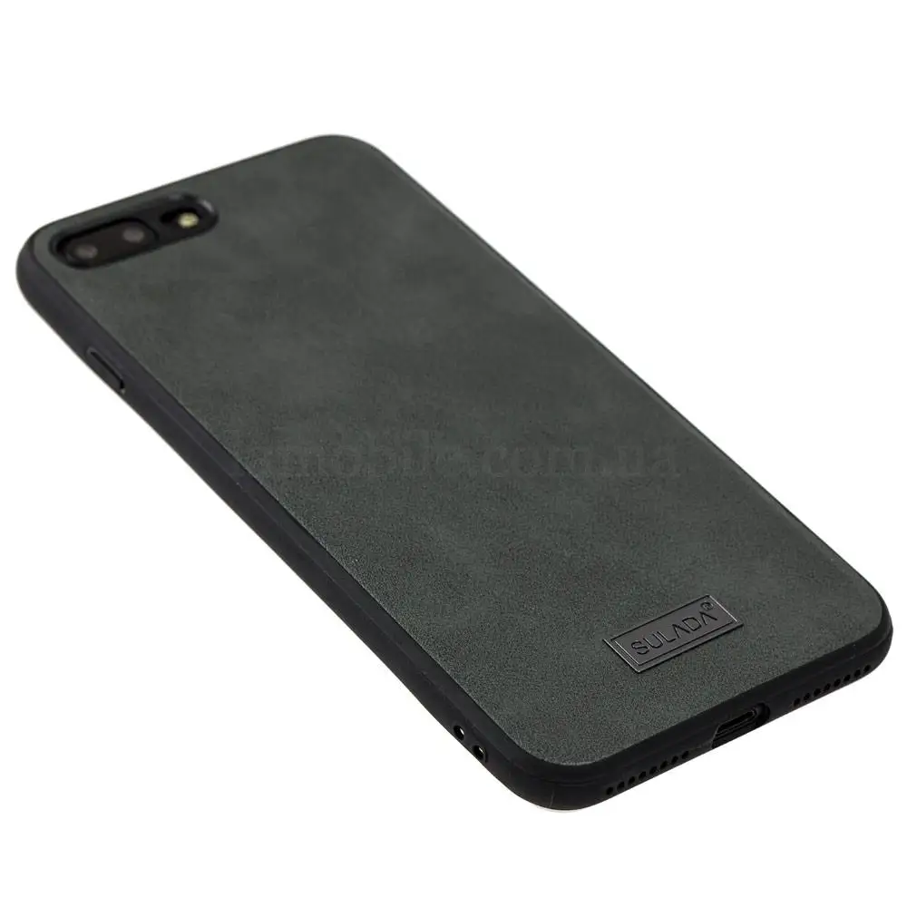 Чехол для iPhone 7 Plus / 8 Plus Sulada Leather серый