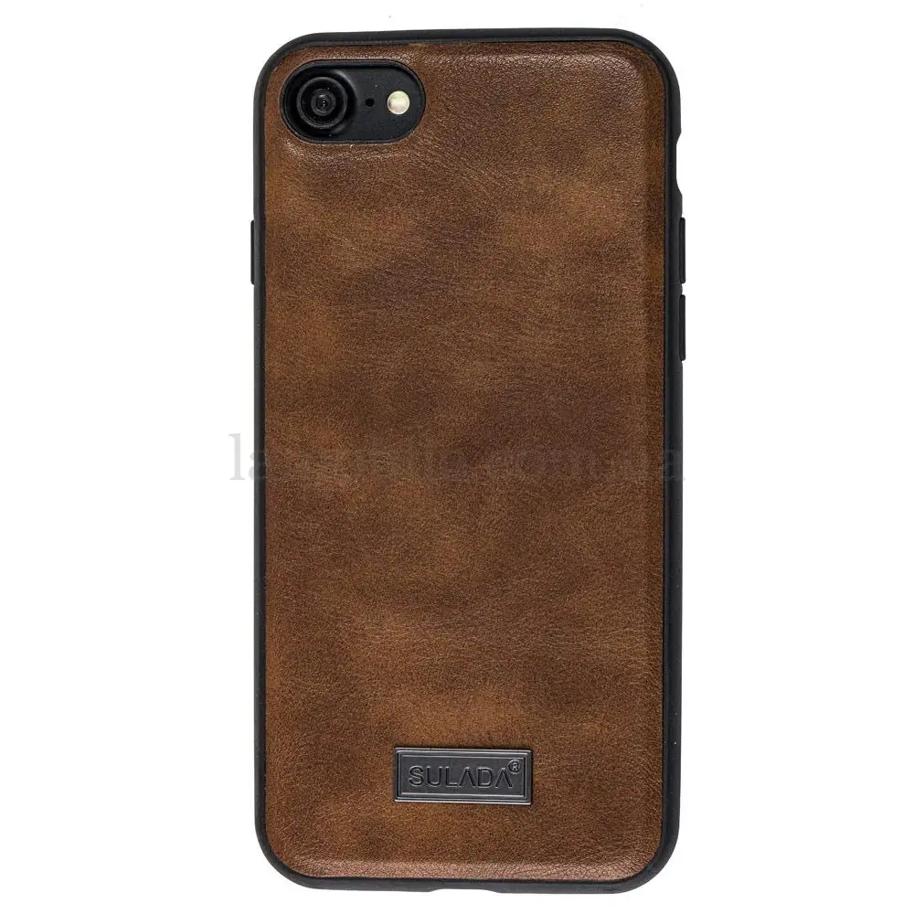 Чехол для iPhone 7 / 8 Sulada Leather коричневый