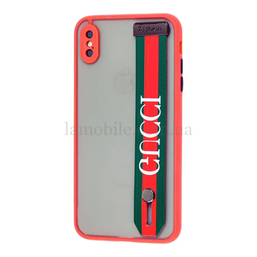 Чехол для iPhone Xs Max WristBand G III красный