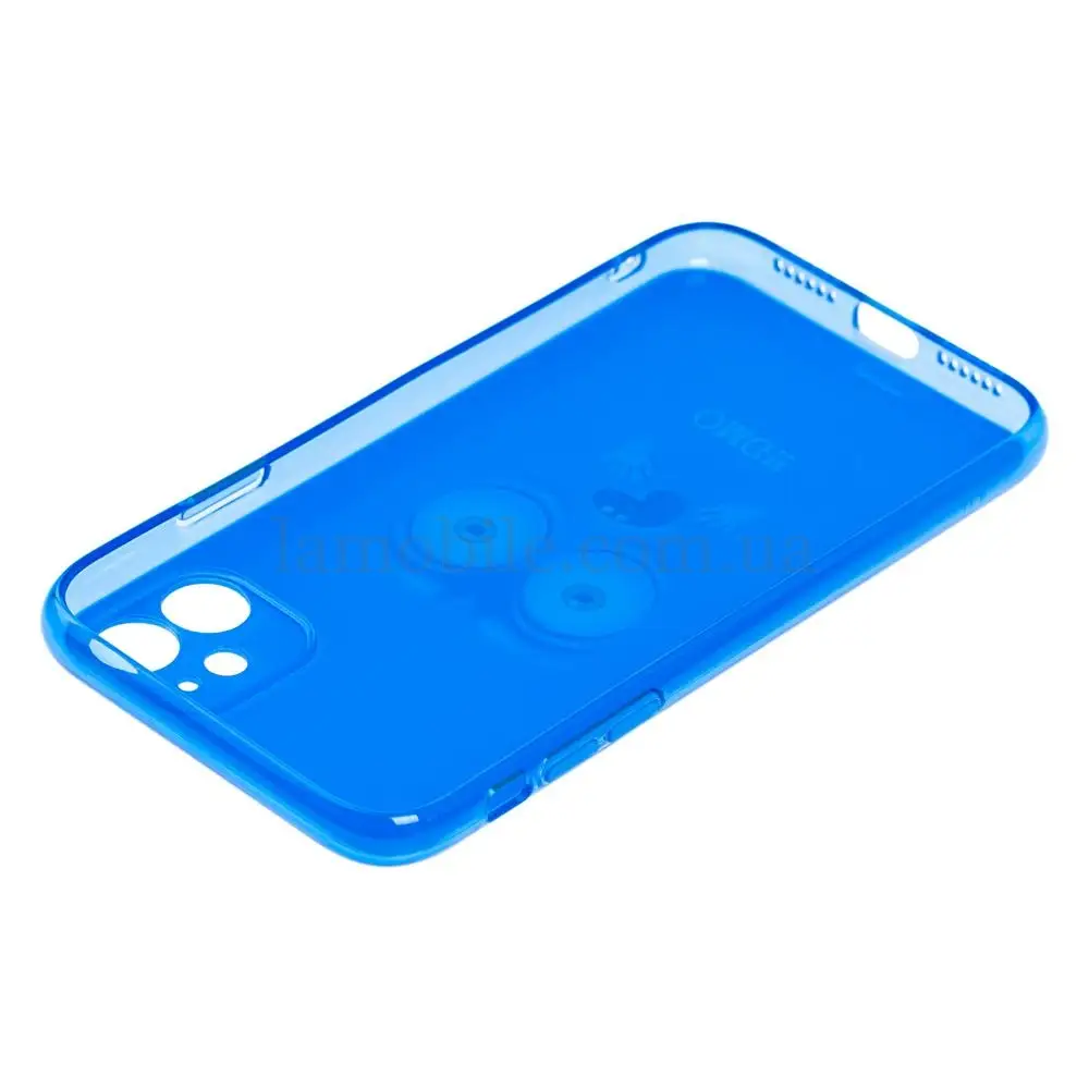 Чехол для iPhone 11 Smile синий OMG