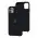 Чохол Silicone для iPhone 11 case чорний
