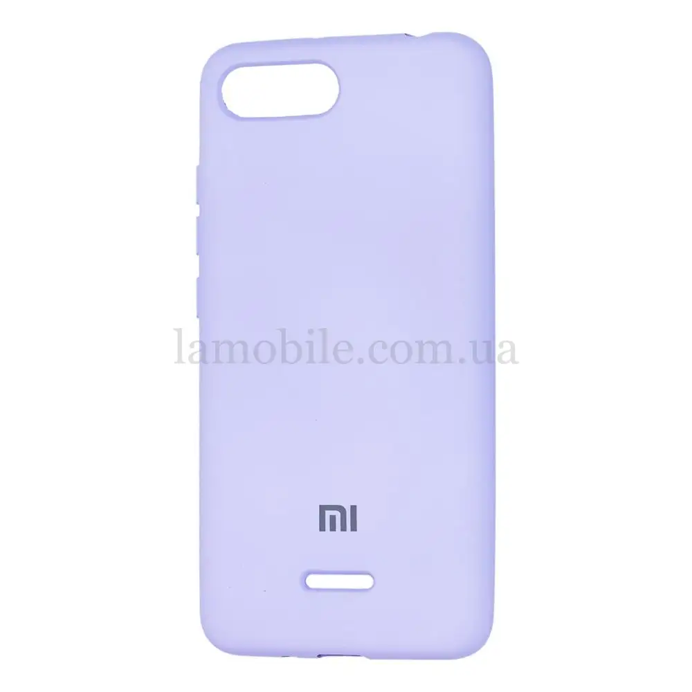 Чехол для Xiaomi Redmi 6A Silicone Full светло-фиолетовый