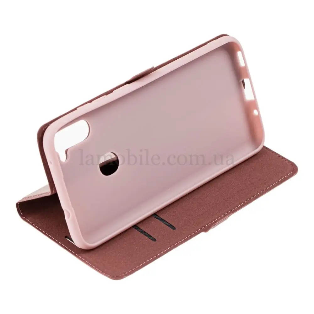 Чехол книжка для Samsung Galaxy A11 / M11 Side Magnet бордовый