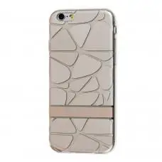 Чохол Goospery 3D для iPhone 6 світло-сірий