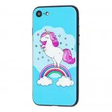 Чехол для iPhone 7 / 8 "единорог радуга"