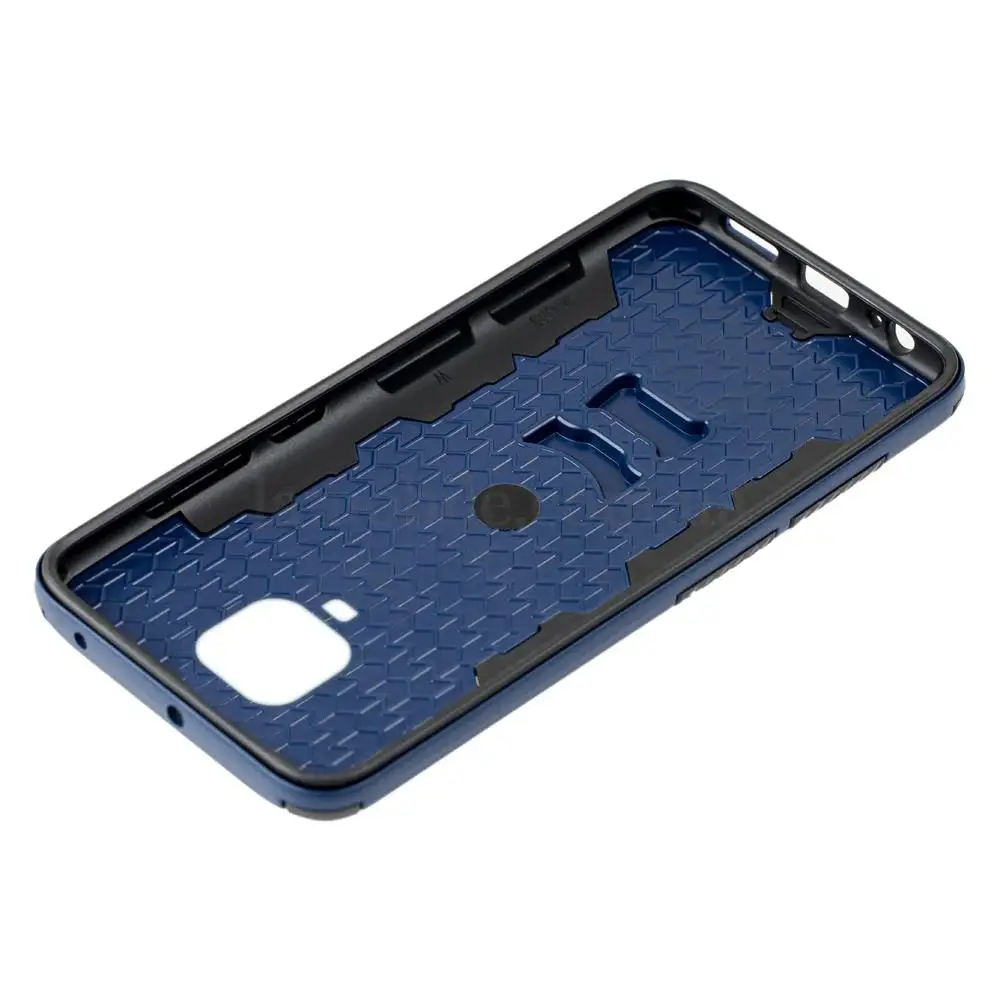 Чехол для Xiaomi Redmi Note 9s / 9 Pro Beer Ring for Magnet синий