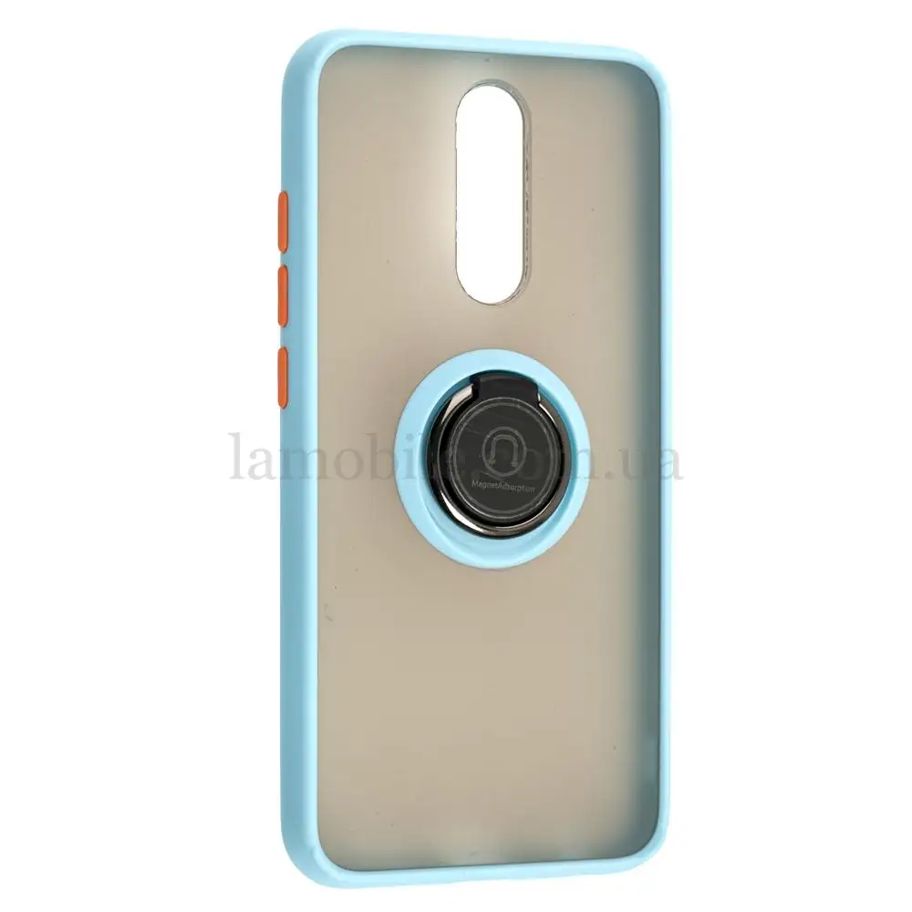Чехол для Xiaomi Redmi 8 LikGus Edging Ring бирюзовый