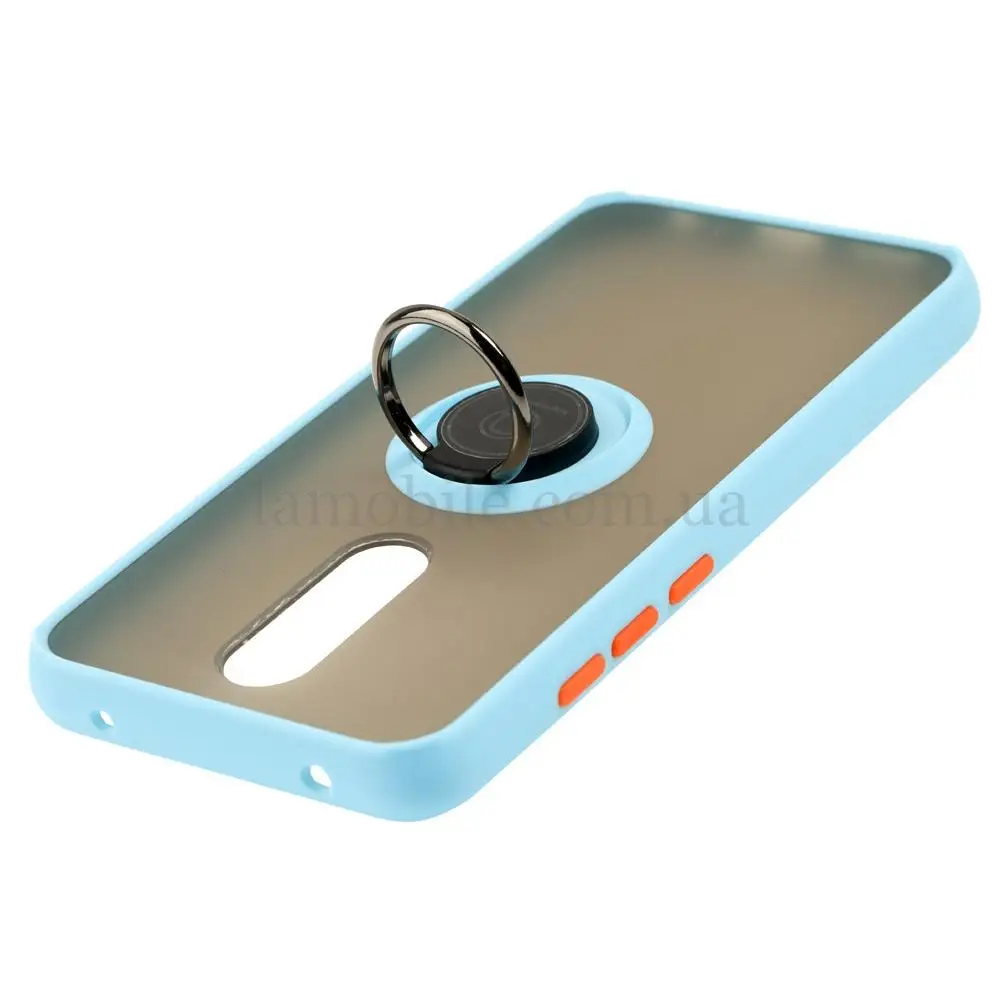 Чехол для Xiaomi Redmi 8 LikGus Edging Ring бирюзовый