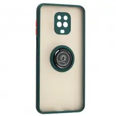 Чехол для Xiaomi Redmi Note 9s / 9 Pro LikGus Edging Ring оливковый