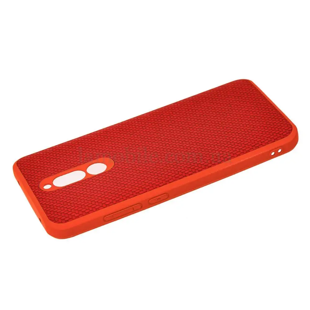 Чехол для Xiaomi Redmi 8 Carbon New красный